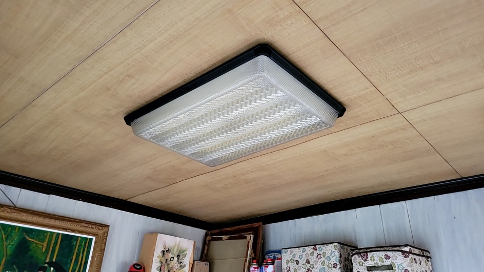 愛西市天井蛍光管照明LEDライトに取替